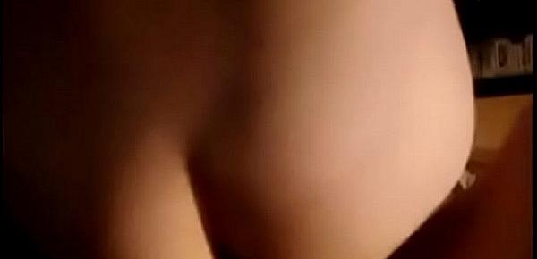  Amateur hot ass college babe on real homemade